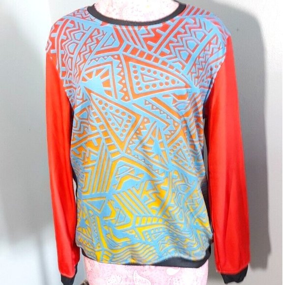 Fresh Hoods Hawaii Sunset Sweatshirt Sz M/L New MSRP$62.99 oversize M - Picture 1 of 7